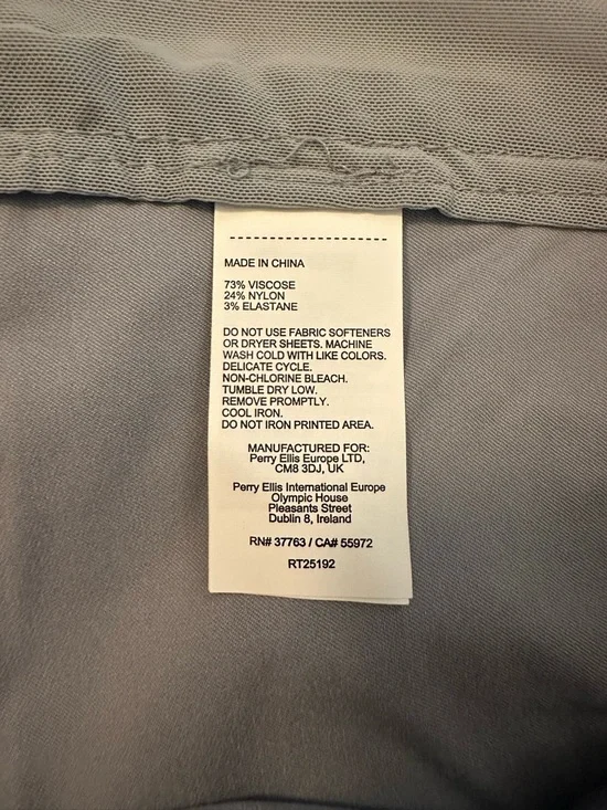 NWTS PGA Tour Womens Stretch Elastic Waist Pants - Gray Sz XL Tummy Control - Picture 5 of 10